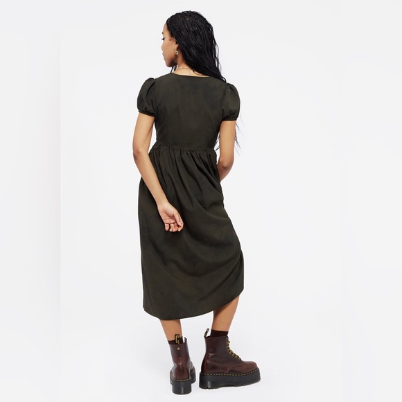Disturbia Olive Green Midi Dress - Picture 5 of 8